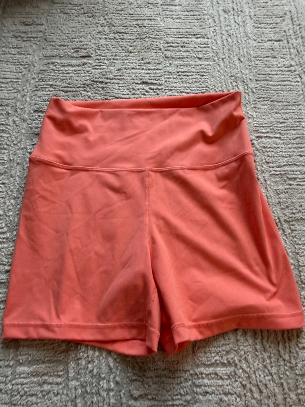 Yogalicious Coral High-Rise Athletic Shorts